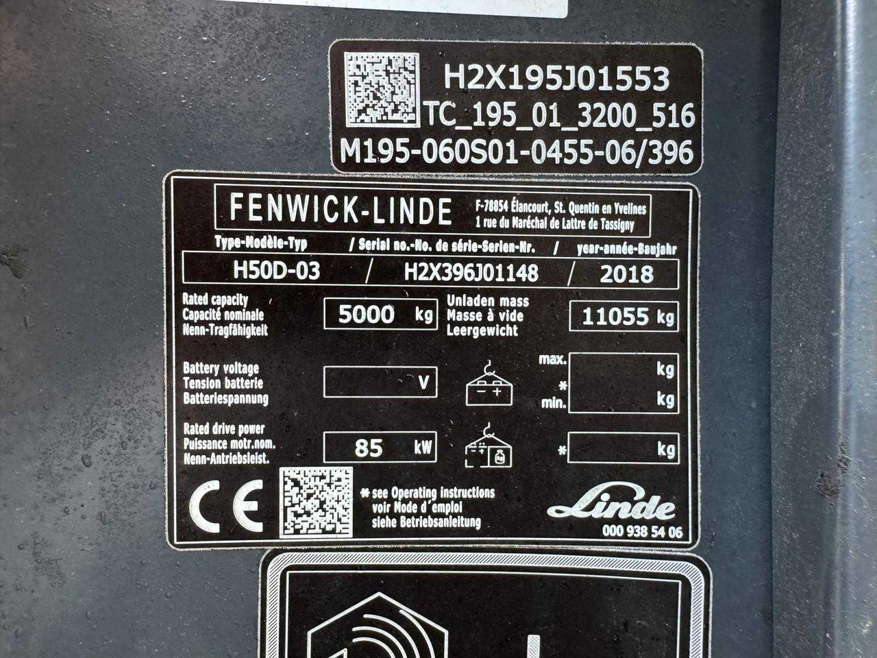 Empilhadeira LINDE - 2018 - H50D - FORKLIFT TRUCK: foto 16