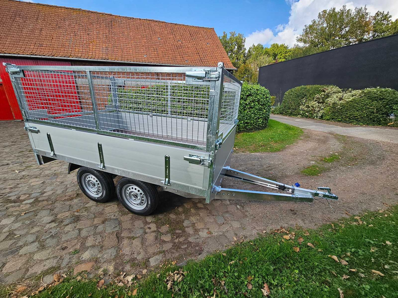 BW TRAILERS - 2025 - NEW - UNBRAKED PLATFORM TRAILER WITH WIRE NET - Reboque: foto 3 BW TRAILERS - 2025 - NEW - UNBRAKED PLATFORM TRAILER WITH WIRE NET - Reboque: foto 3
