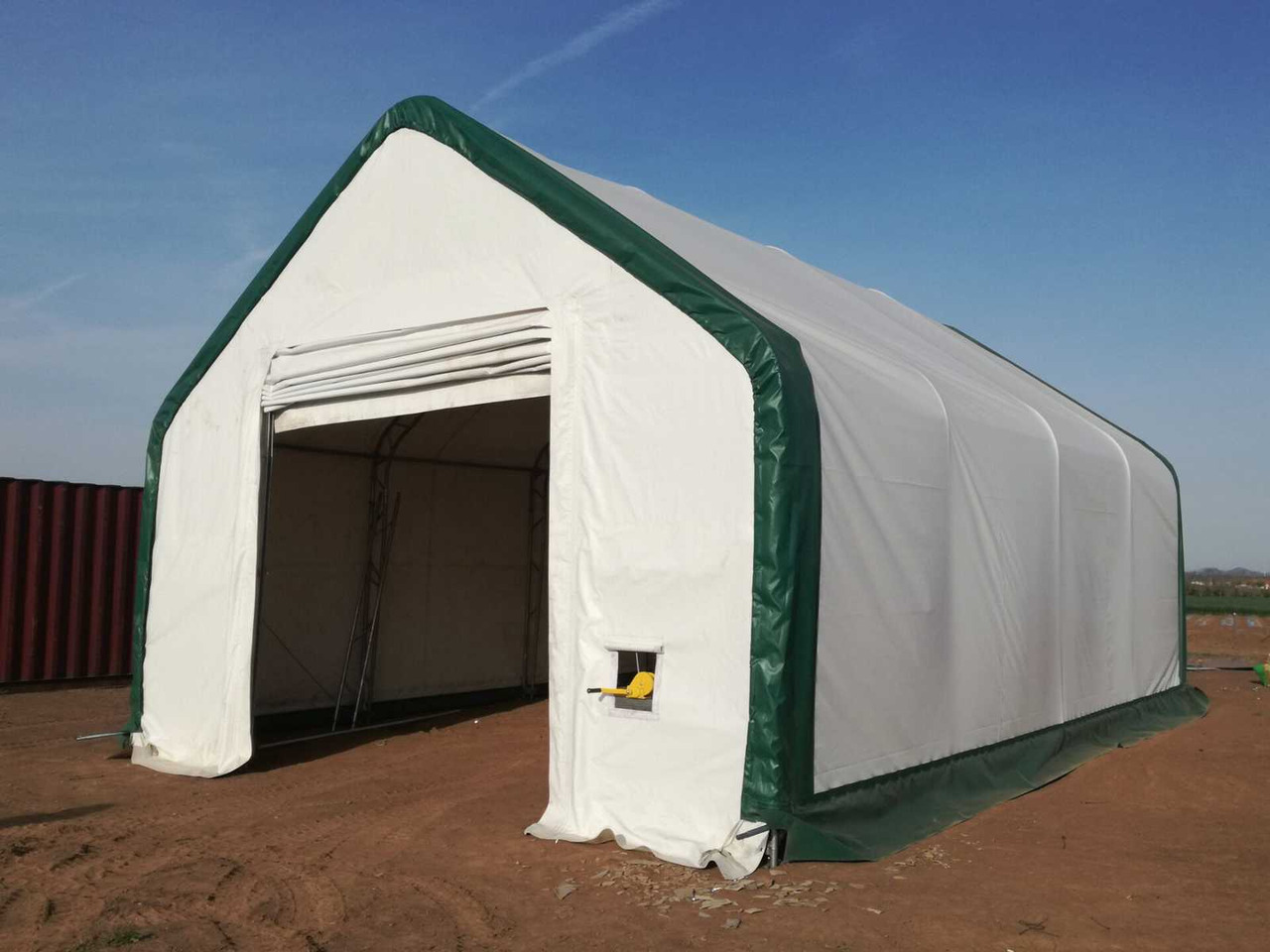 Rhino-Cross-Shelter 4010021DP 30,5x12,2x6,4 m - Depósito de armazenamento: foto 5 Rhino-Cross-Shelter 4010021DP 30,5x12,2x6,4 m - Depósito de armazenamento: foto 5