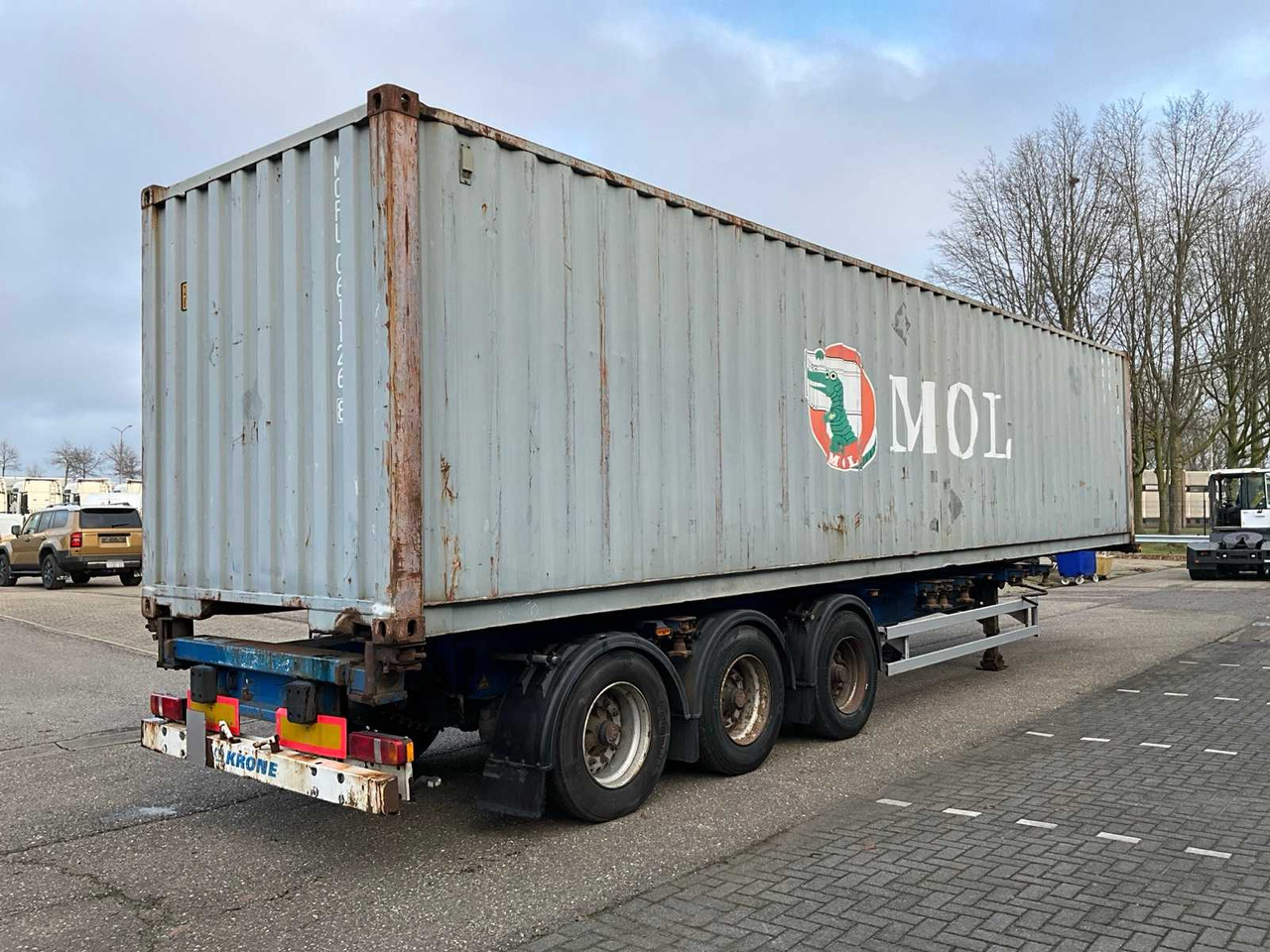 2008 KRONE SD27 CONTAINER CHASSIS WITH 40FT CONTAINER - Semi-reboque: foto 5 2008 KRONE SD27 CONTAINER CHASSIS WITH 40FT CONTAINER - Semi-reboque: foto 5