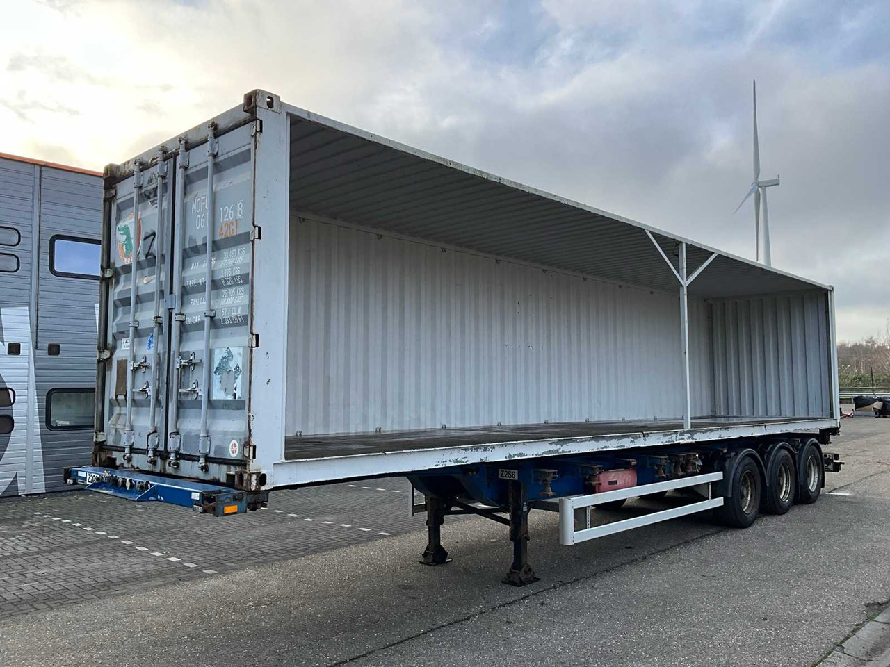2008 KRONE SD27 CONTAINER CHASSIS WITH 40FT CONTAINER - Semi-reboque: foto 1 2008 KRONE SD27 CONTAINER CHASSIS WITH 40FT CONTAINER - Semi-reboque: foto 1