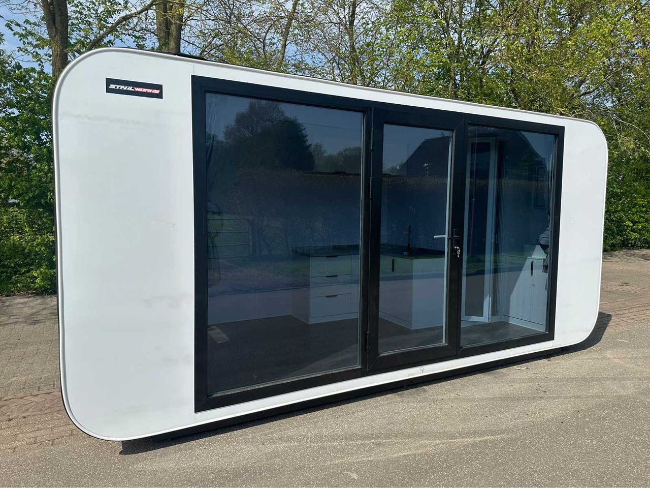 Stahlworks Eco 5000 A Wit - Casa contentor: foto 1 Stahlworks Eco 5000 A Wit - Casa contentor: foto 1