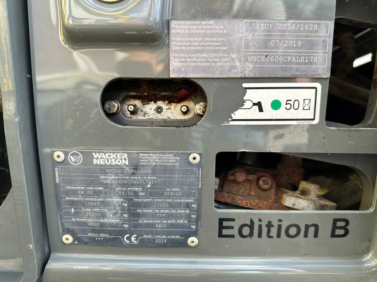 Escavadeira de rodas WACKER NEUSON - 2019 - EW100 - WHEELED EXCAVATOR: foto 45 Escavadeira de rodas WACKER NEUSON - 2019 - EW100 - WHEELED EXCAVATOR: foto 45