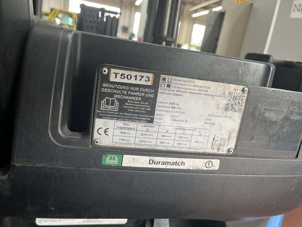 Hyster H2.0FTS - Empilhadeira a gás: foto 3 Hyster H2.0FTS - Empilhadeira a gás: foto 3