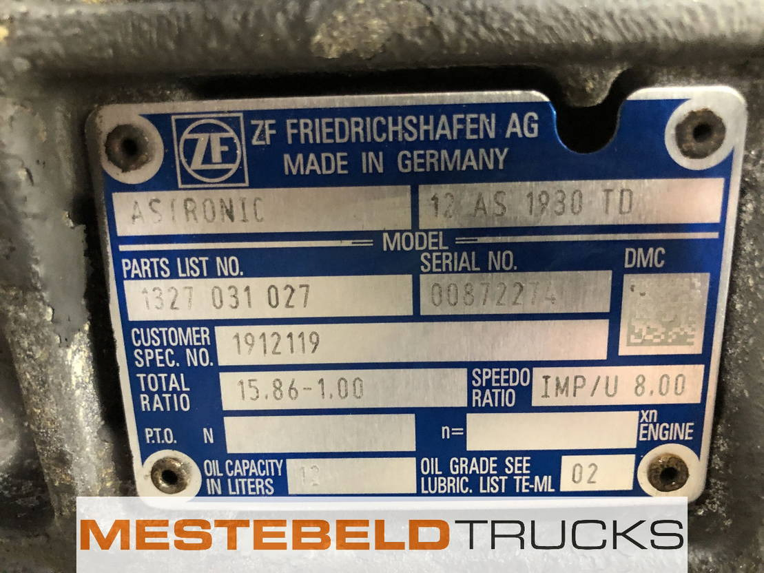 DAF Versnellingsbak 12 AS 1930 TD - Caixas de velocidade e peças por Camião: foto 5 DAF Versnellingsbak 12 AS 1930 TD - Caixas de velocidade e peças por Camião: foto 5