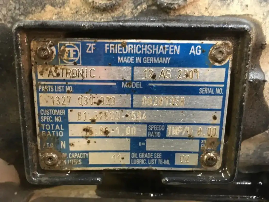 MAN Versnellingsbak 12AS2301TD - Caixas de velocidade e peças por Camião: foto 5 MAN Versnellingsbak 12AS2301TD - Caixas de velocidade e peças por Camião: foto 5