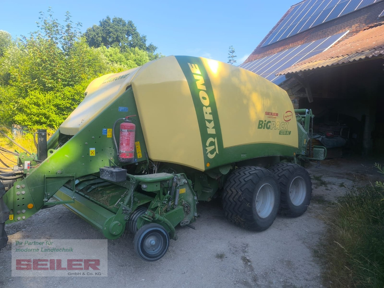 Krone Big Pack 1270 XC - Enfardadeira de fardos quadrados: foto 1 Krone Big Pack 1270 XC - Enfardadeira de fardos quadrados: foto 1