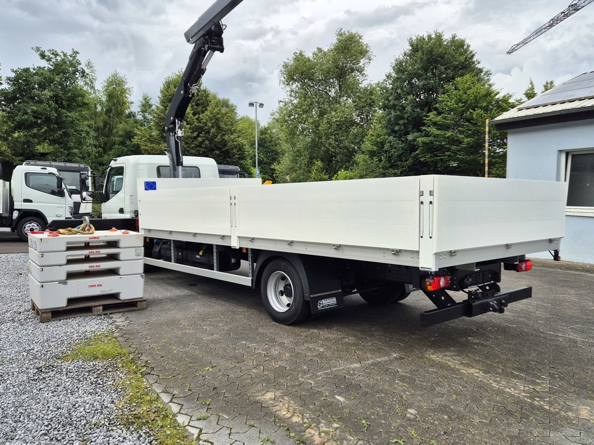 Carrinha de caixa aberta novo FUSO FUSO 9C18 Canter Alu Pritsche 5.5m Kran 3x hydr.: foto 10