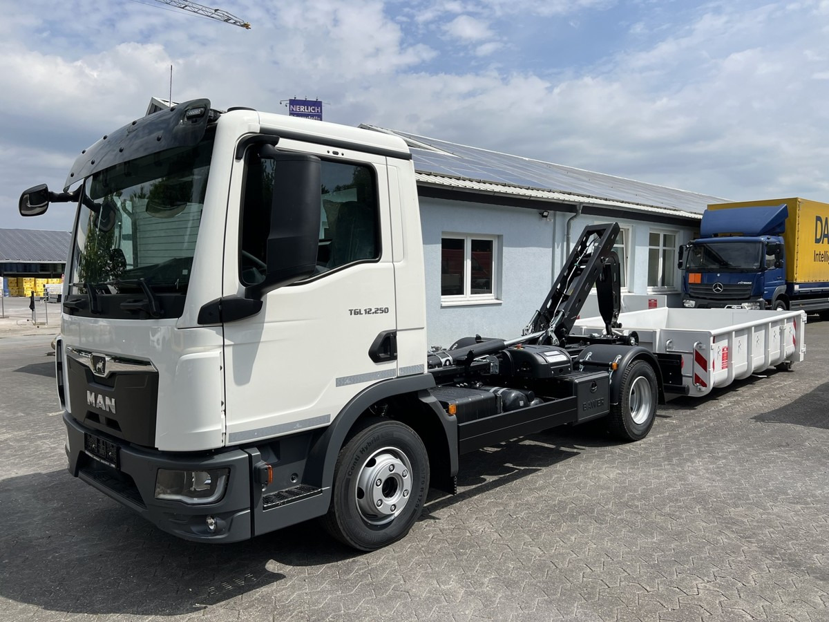 MAN TGL 12.250 BL NEU City Abrollkipper PowerMatic s - Camião polibenne: foto 1 MAN TGL 12.250 BL NEU City Abrollkipper PowerMatic s - Camião polibenne: foto 1