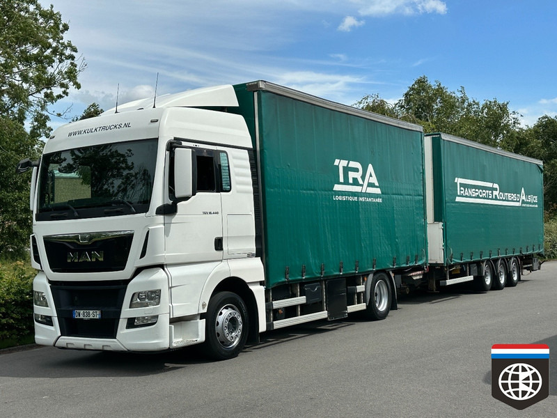 MAN TGX 18 440 NIGHT A/C - RETARDER - COMBI FREUHAUF - Camião de lona: foto 1 MAN TGX 18 440 NIGHT A/C - RETARDER - COMBI FREUHAUF - Camião de lona: foto 1