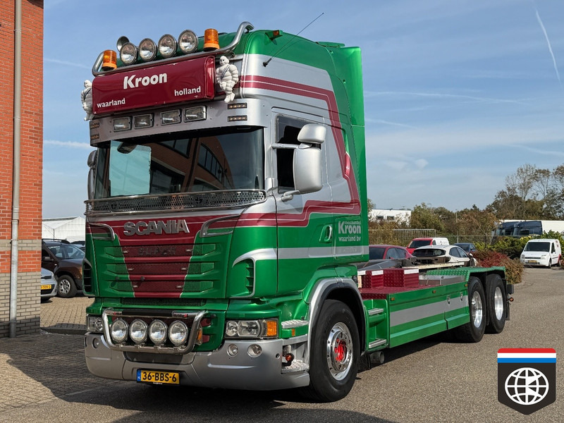 Scania R620 25 T HOOKLIFT / HOLLAND TRUCK / HOOK-CRANE HYDRAULIC - Camião polibenne: foto 2 Scania R620 25 T HOOKLIFT / HOLLAND TRUCK / HOOK-CRANE HYDRAULIC - Camião polibenne: foto 2
