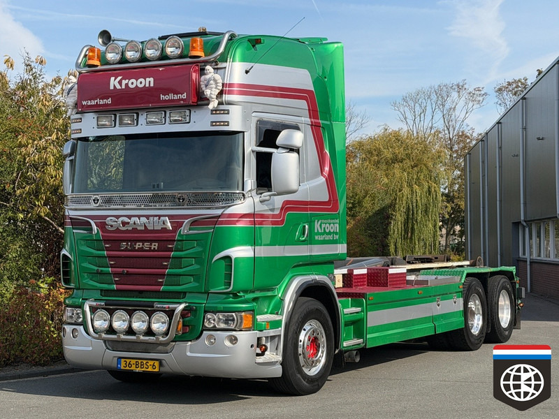 Scania R620 25 T HOOKLIFT / HOLLAND TRUCK / HOOK-CRANE HYDRAULIC - Camião polibenne: foto 1 Scania R620 25 T HOOKLIFT / HOLLAND TRUCK / HOOK-CRANE HYDRAULIC - Camião polibenne: foto 1