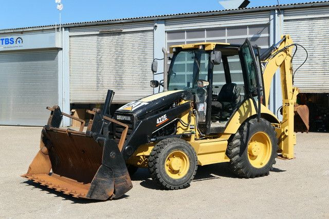 CAT 422E/424 4x4, Mehrzweckgerät, Palettengabel - Retroescavadeira: foto 5 CAT 422E/424 4x4, Mehrzweckgerät, Palettengabel - Retroescavadeira: foto 5