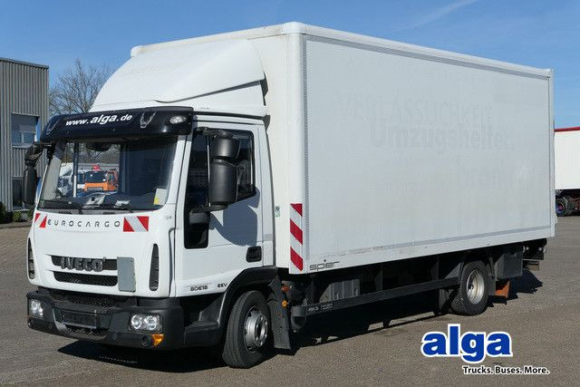 Iveco 80E18 4x2, LBW, AHK, Klima, 6.100mm lang,3. Sitz Iveco 80E18 4x2, LBW, AHK, Klima, 6.100mm lang,3. Sitz - Carrinha de contentor: foto 1 Iveco 80E18 4x2, LBW, AHK, Klima, 6.100mm lang,3. Sitz Iveco 80E18 4x2, LBW, AHK, Klima, 6.100mm lang,3. Sitz - Carrinha de contentor: foto 1