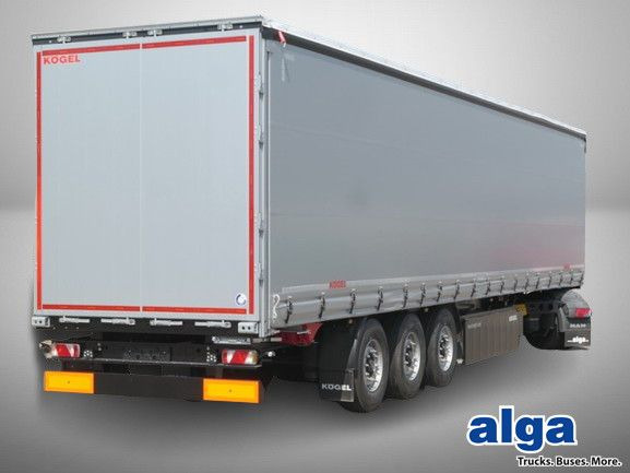 Kögel SN 24, Edscha, Palettenkasten, Luft-Lift, BPW - Semi-reboque de lona: foto 1 Kögel SN 24, Edscha, Palettenkasten, Luft-Lift, BPW - Semi-reboque de lona: foto 1