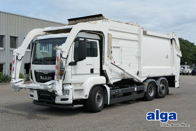MAN 26.320 TGS BL 6x2, Überkopflader/Frontlader, AC MAN 26.320 TGS BL 6x2, Überkopflader/Frontlader, AC - Caminhão de lixo: foto 1 MAN 26.320 TGS BL 6x2, Überkopflader/Frontlader, AC MAN 26.320 TGS BL 6x2, Überkopflader/Frontlader, AC - Caminhão de lixo: foto 1