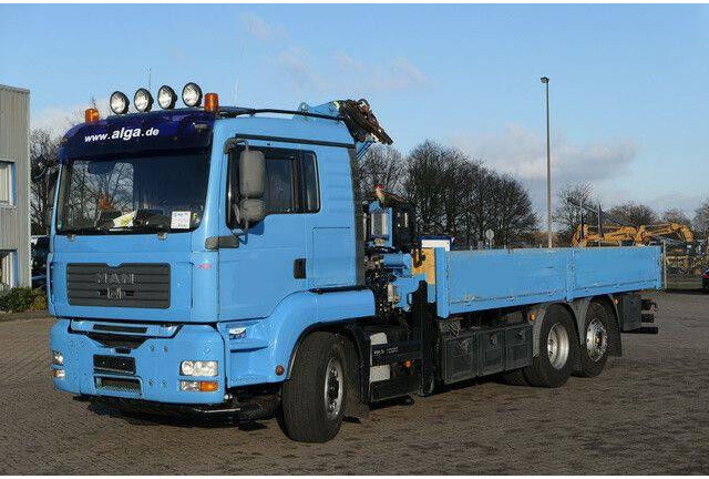 MAN 26.440 6x4H-2 BL TGA, Terex-Atlas 165.5, Funk - Camião de caixa aberta/ Plataforma: foto 2 MAN 26.440 6x4H-2 BL TGA, Terex-Atlas 165.5, Funk - Camião de caixa aberta/ Plataforma: foto 2