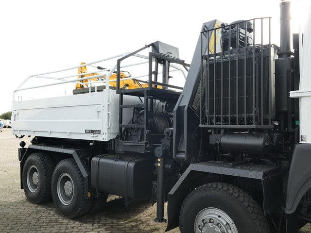 MAN 34.440 8x8, Allrad, Kran, 2x Seilwinde, 2x AHK - Camião de caixa aberta/ Plataforma, Camião grua: foto 2 MAN 34.440 8x8, Allrad, Kran, 2x Seilwinde, 2x AHK - Camião de caixa aberta/ Plataforma, Camião grua: foto 2