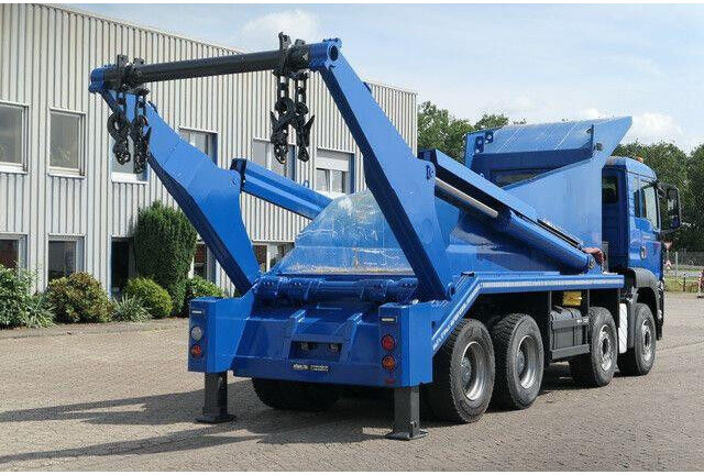 MAN 41.480 TGS 8x4, gr. Federpaket, 37tkm, 4-Achser - Camião com sistema de cabo: foto 3 MAN 41.480 TGS 8x4, gr. Federpaket, 37tkm, 4-Achser - Camião com sistema de cabo: foto 3