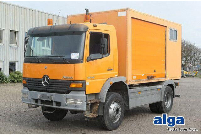 Mercedes-Benz 1518 A Atego 4X4, Klima, AHK, Allrad, Rolltor - Camião furgão: foto 1 Mercedes-Benz 1518 A Atego 4X4, Klima, AHK, Allrad, Rolltor - Camião furgão: foto 1