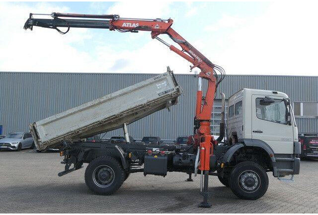 Mercedes-Benz 1828 Atego 4x4, Atlas AK 105.1, Funk, Hydr., AHK - Camião basculante: foto 2 Mercedes-Benz 1828 Atego 4x4, Atlas AK 105.1, Funk, Hydr., AHK - Camião basculante: foto 2
