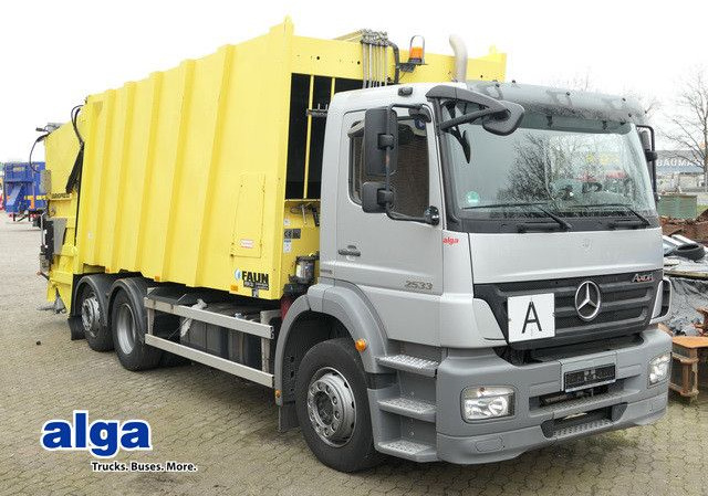 Mercedes-Benz 2533 L Axor 6x2,Faun,Variopress,Zöller-Schüttung - Caminhão de lixo: foto 1 Mercedes-Benz 2533 L Axor 6x2,Faun,Variopress,Zöller-Schüttung - Caminhão de lixo: foto 1