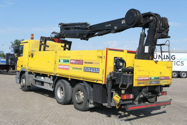 Mercedes-Benz 2536 Actros/MP3/HIAB 211DL/AHK/Klima - Camião de caixa aberta/ Plataforma, Camião grua: foto 2 Mercedes-Benz 2536 Actros/MP3/HIAB 211DL/AHK/Klima - Camião de caixa aberta/ Plataforma, Camião grua: foto 2