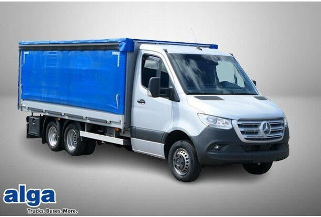 Mercedes-Benz 519 CDI Sprinter 6x2, 3-Achser, Schiebeplane - Camião de lona: foto 1 Mercedes-Benz 519 CDI Sprinter 6x2, 3-Achser, Schiebeplane - Camião de lona: foto 1