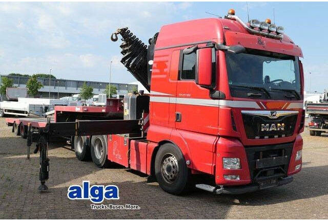 MAN 28.500 TGX 6x2, Kran PM 40528, Funk, Seilwinde - Tractor: foto 1 MAN 28.500 TGX 6x2, Kran PM 40528, Funk, Seilwinde - Tractor: foto 1