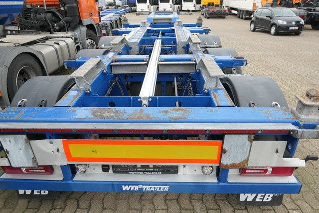 Web-Trailer LPRS24, 20/30/40 & 45 Fuß Container, Luft-Lift - Semi-reboque transportador de contêineres/ Caixa móvel: foto 2 Web-Trailer LPRS24, 20/30/40 & 45 Fuß Container, Luft-Lift - Semi-reboque transportador de contêineres/ Caixa móvel: foto 2