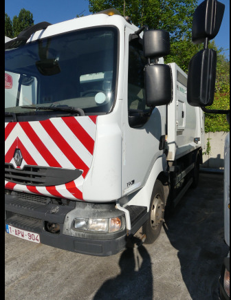 REF:1338 - Camion poubelle Renault Midlum 190DXI (2011-140.758 km) - Caminhão de lixo: foto 2 REF:1338 - Camion poubelle Renault Midlum 190DXI (2011-140.758 km) - Caminhão de lixo: foto 2
