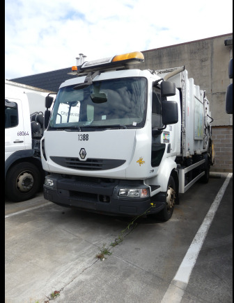 REF:1388 - Camion poubelle Renault Midlum 270DXI (2011-185.032 km) - Caminhão de lixo: foto 2 REF:1388 - Camion poubelle Renault Midlum 270DXI (2011-185.032 km) - Caminhão de lixo: foto 2