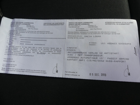 Sedan REF:20513 - Voiture Dacia Logan Berline (2013-97.655 km): foto 24
