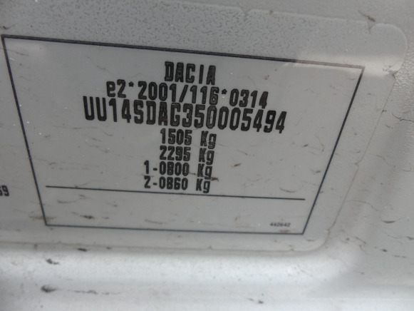 Sedan REF:20513 - Voiture Dacia Logan Berline (2013-97.655 km): foto 20