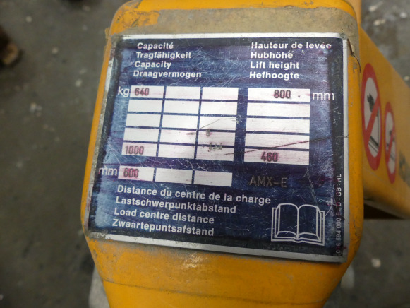 Transpalette électrique + transpalette manuel - Porta-palete: foto 4 Transpalette électrique + transpalette manuel - Porta-palete: foto 4
