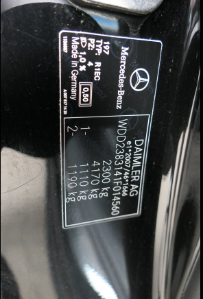 Coupé Voiture Mercedes-Benz Coupé (2018-113.807 km-VIN:WDD2383141F014560): foto 10