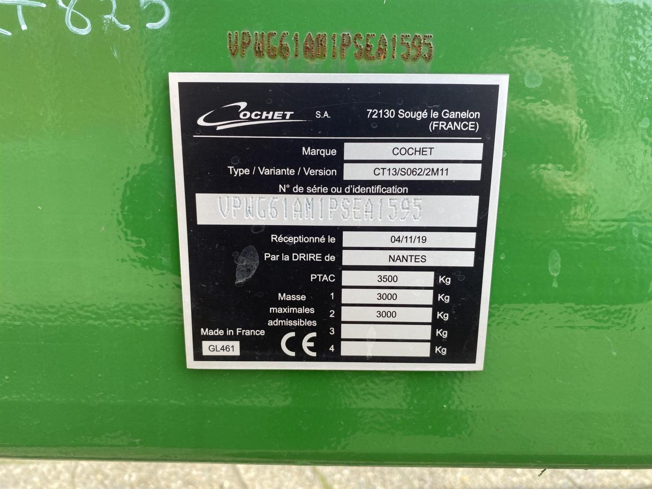 Cochet CT13/S062/2M11 - Plataforma para colheitadeira: foto 5 Cochet CT13/S062/2M11 - Plataforma para colheitadeira: foto 5