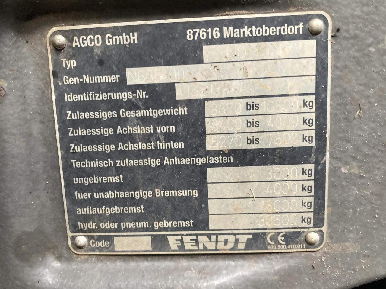 Trator Fendt 516 Vario Profi: foto 13