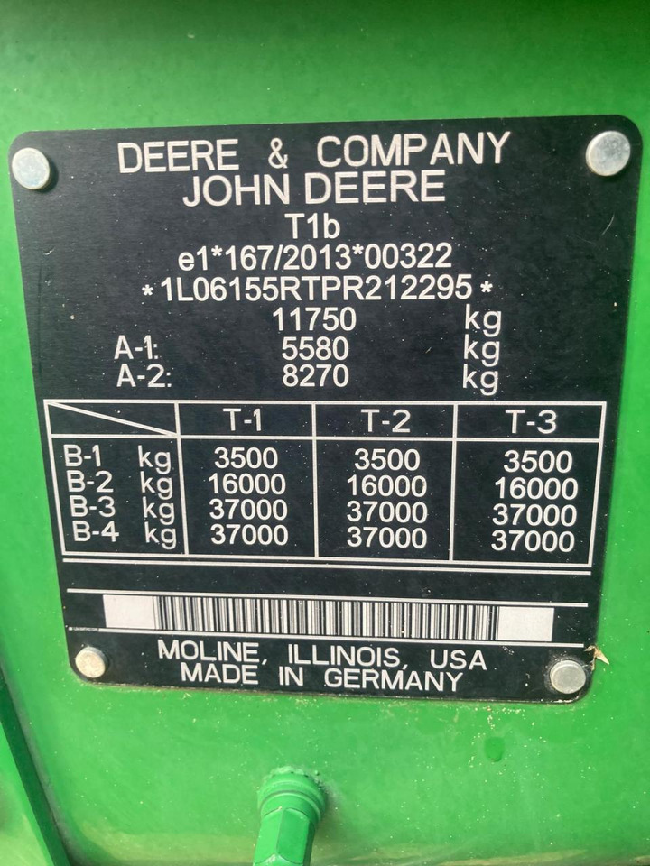 Trator John Deere 6R 155: foto 7