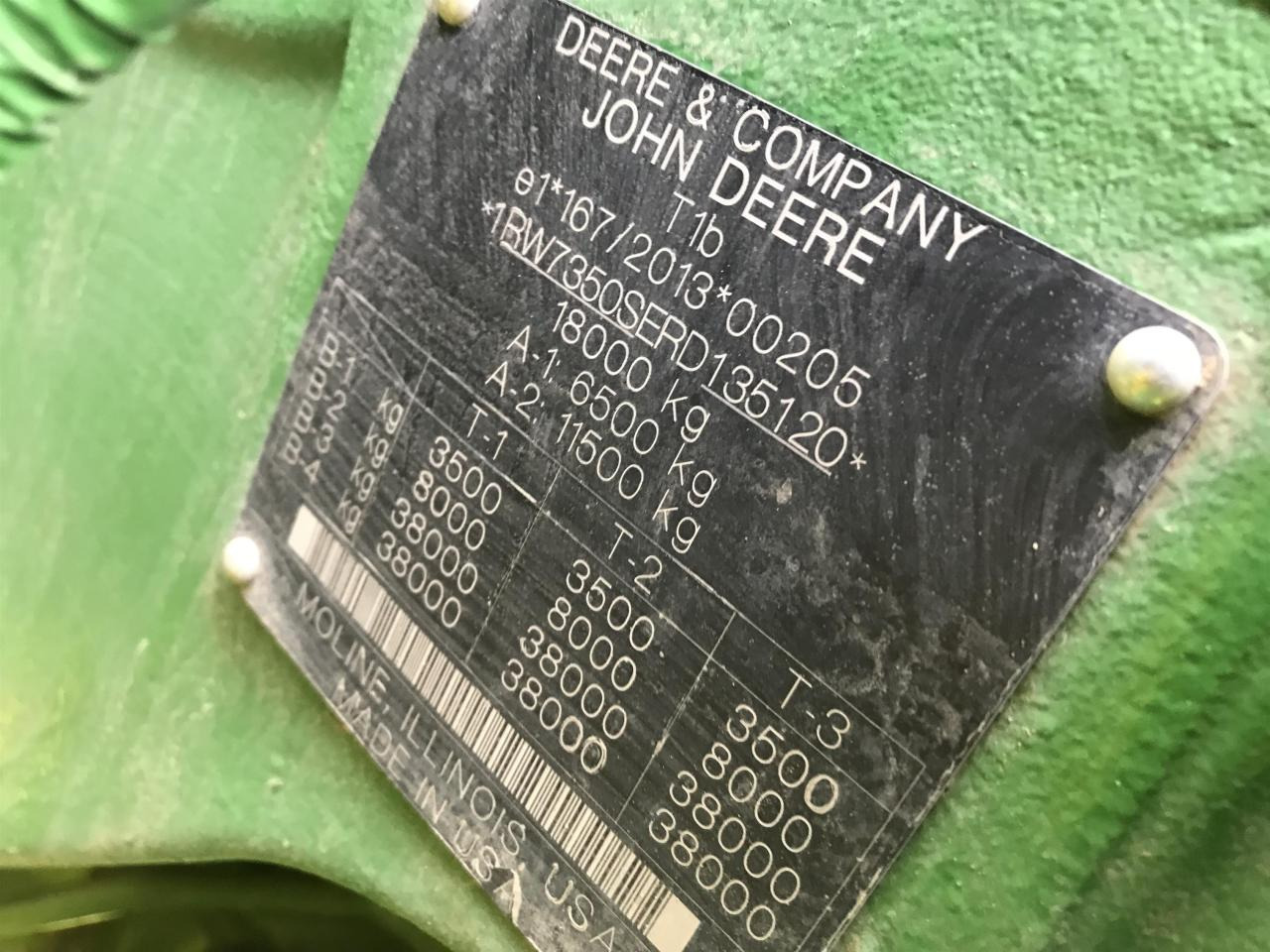 Trator John Deere 7R 350: foto 15