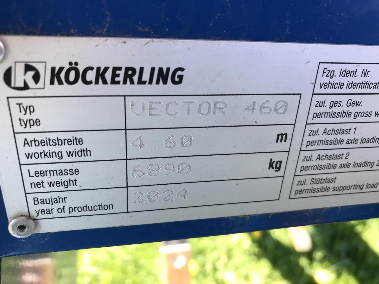 Cultivador Köckerling Vector 460: foto 12