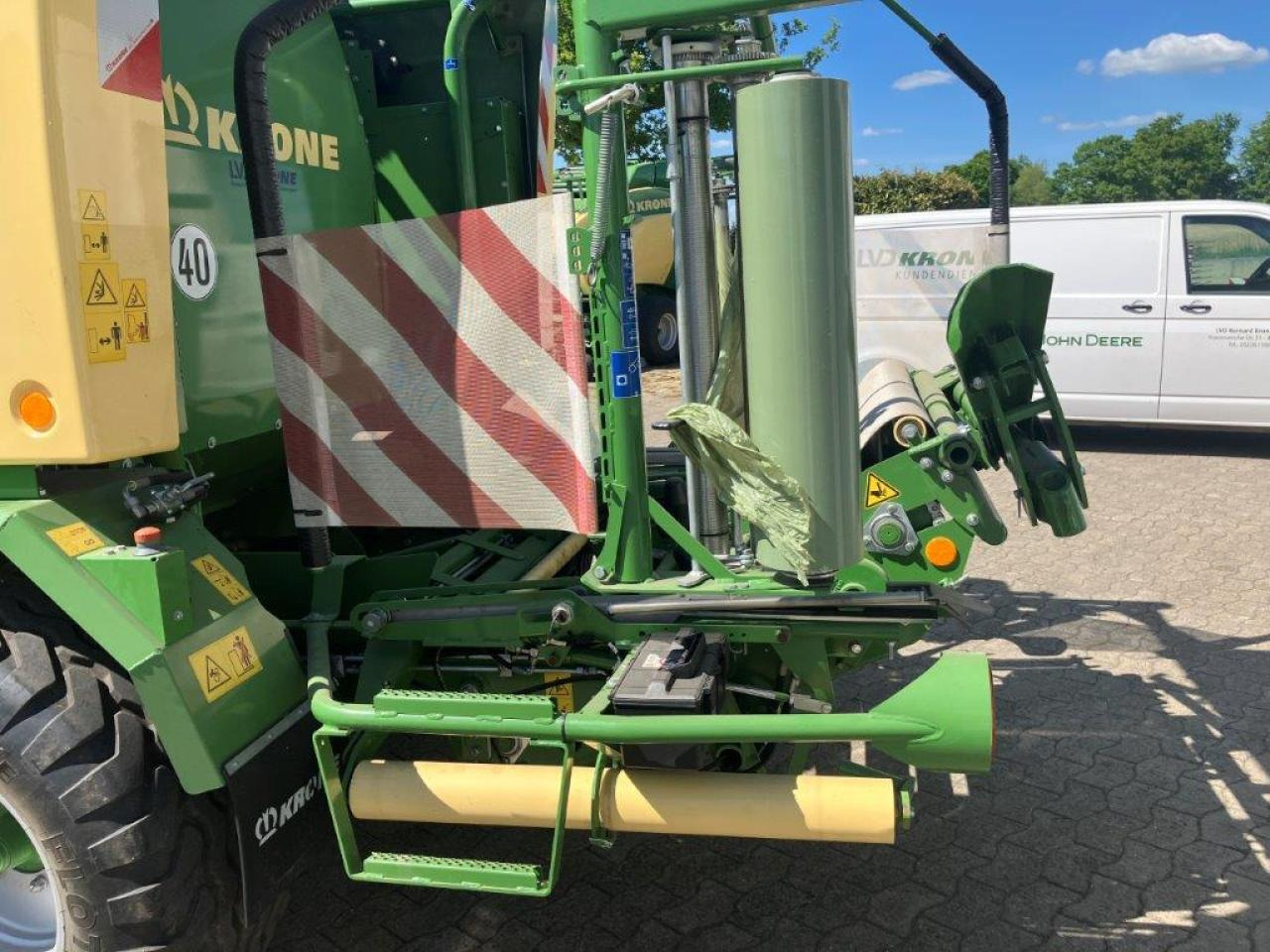 Enfardadeira de fardos redondos Krone CF 155 XC: foto 9