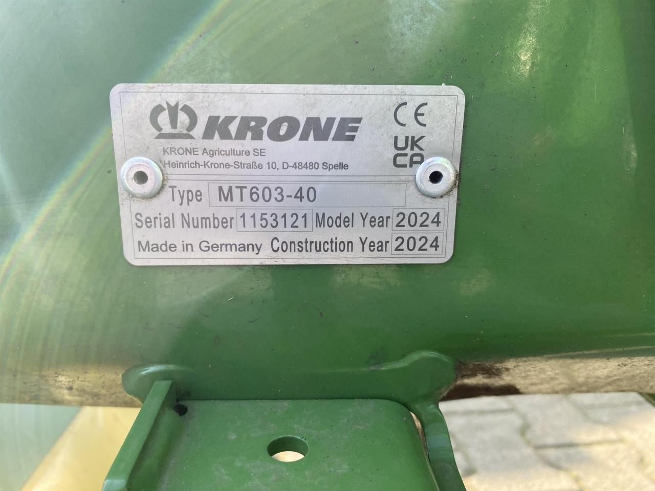Krone EC B 1000 - Gadanheira: foto 3 Krone EC B 1000 - Gadanheira: foto 3