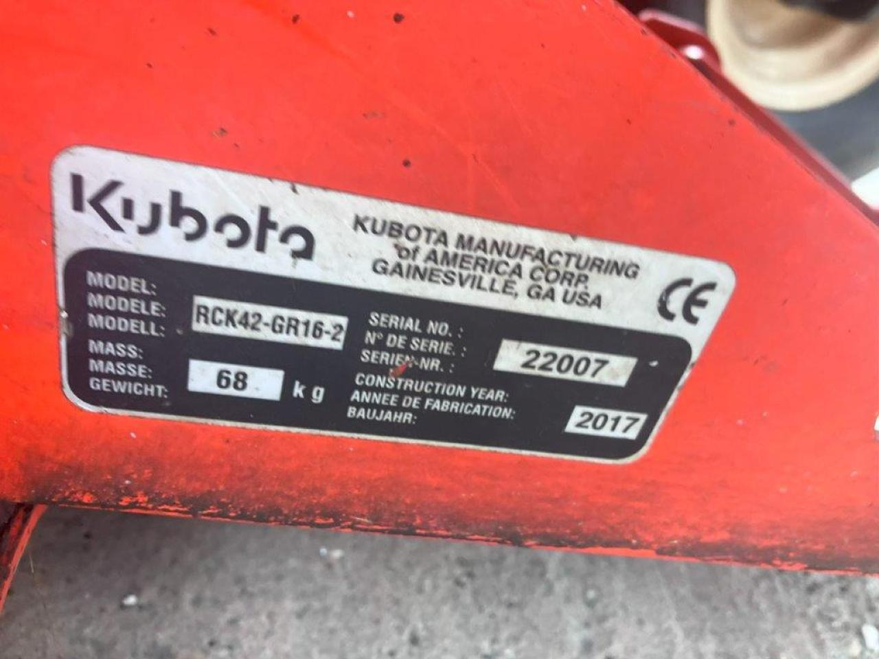 Kubota GR1600-ID-II - Cortador de grama: foto 2 Kubota GR1600-ID-II - Cortador de grama: foto 2