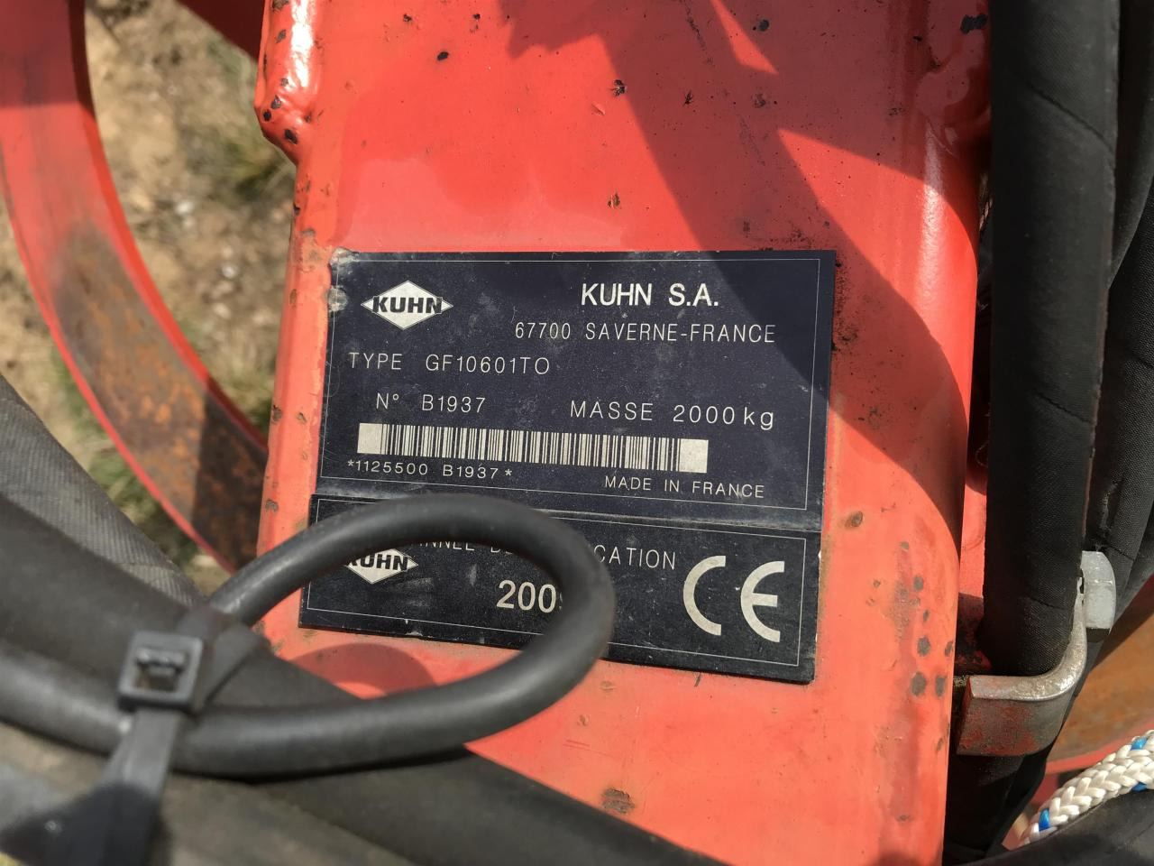 Ancinho enleirador Kuhn GF 10601TO: foto 10 Ancinho enleirador Kuhn GF 10601TO: foto 10