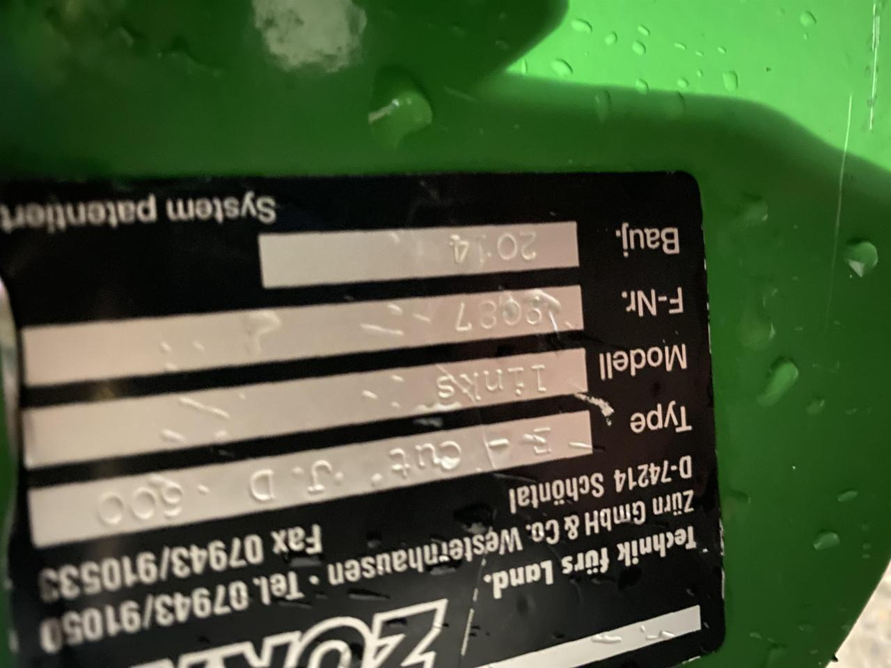 Zürn Seitentrenner li & re - Acessórios para Colhedora de forragem: foto 5 Zürn Seitentrenner li & re - Acessórios para Colhedora de forragem: foto 5