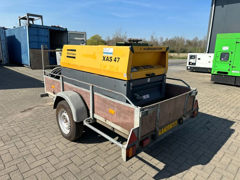 Atlas-Copco XAS 47 DD Deutz 2.6 m3 / min 7 Bar 21 kW Mobiele Diesel Compressor op aanhanger - Compressor de ar: foto 5 Atlas-Copco XAS 47 DD Deutz 2.6 m3 / min 7 Bar 21 kW Mobiele Diesel Compressor op aanhanger - Compressor de ar: foto 5