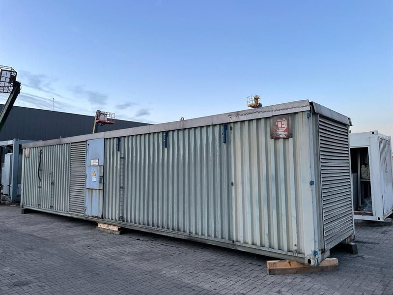 Gerador elétrico Cummins KTA 38 G1 Leroy Somer 1500 kVA Silent generatorset in 40 ft container: foto 17