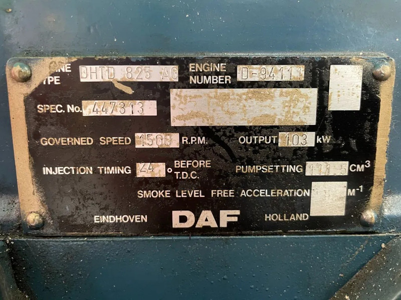 DAF DHTD 825 AG dieselmotor, 140 PK als nieuw! - Motor por Equipamento de movimentação: foto 4 DAF DHTD 825 AG dieselmotor, 140 PK als nieuw! - Motor por Equipamento de movimentação: foto 4
