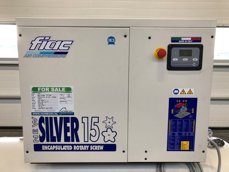Compressor de ar novo Fiac New Silver 15 / 500 Silent 11 kW 1430 L / min Elektrische Schroefcompressor met ketel: foto 9